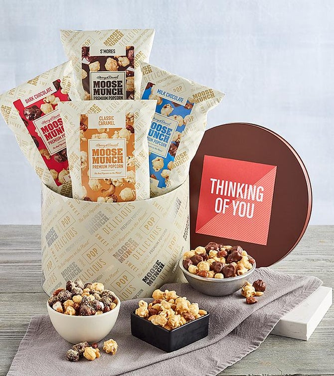 Moose Munch® Premium Popcorn Thinking of You Tin